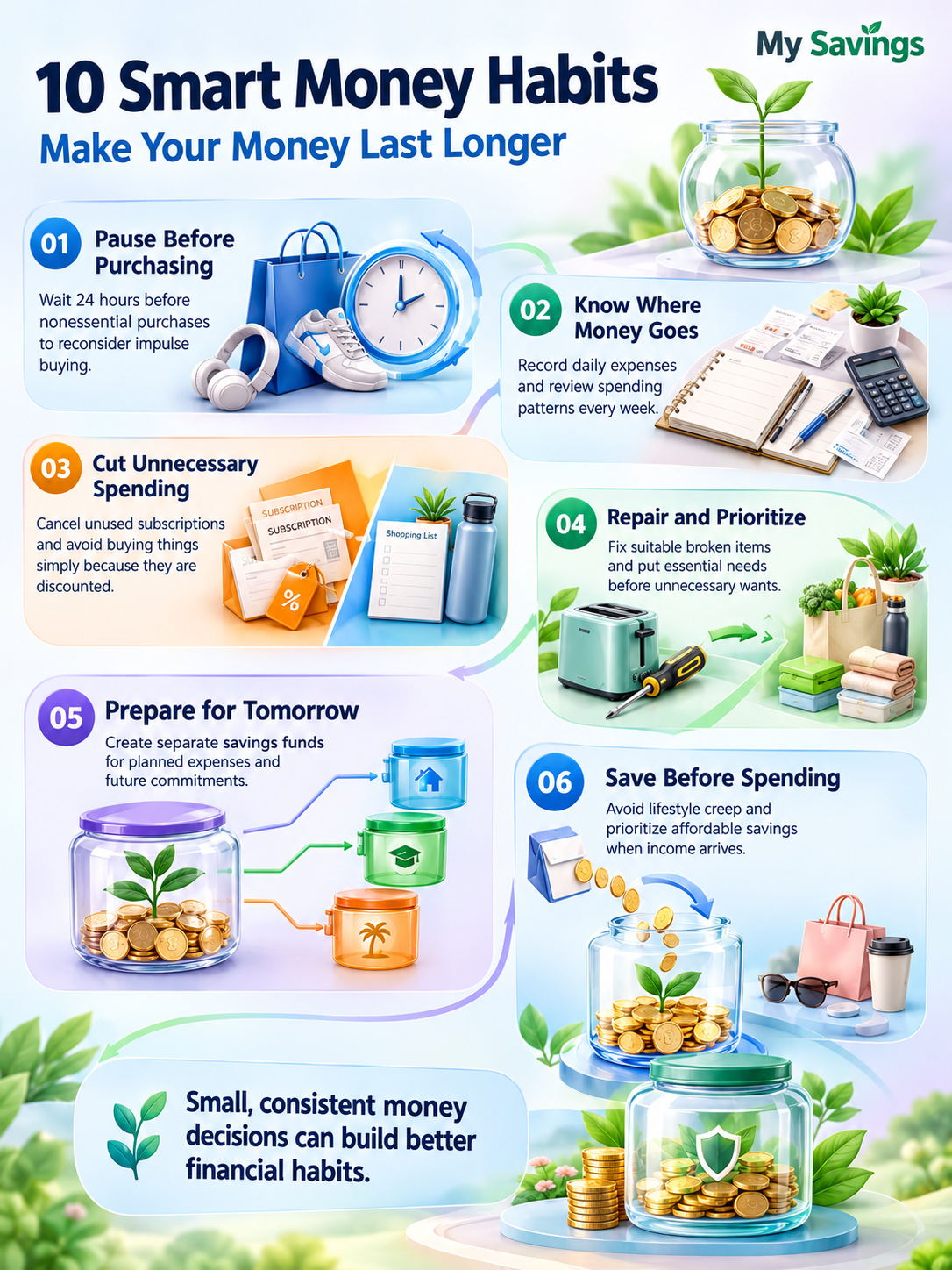 Build strong Financial Freedom: 10 Savvy Money Habits